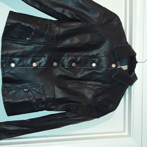 Woman leather jacket